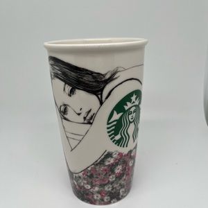 2013 Starbucks Limited Edition Charlotte Ronson Ceramic Travel Mug 12oz NO Lid
